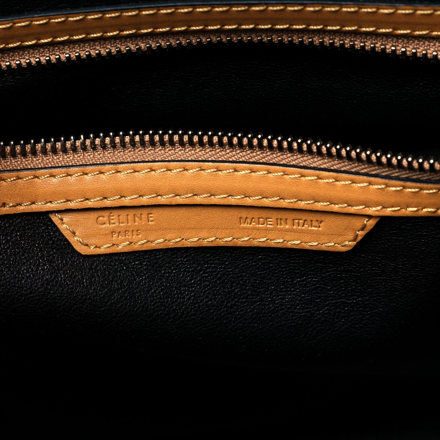 Celine Smooth Calfskin Mini Luggage Amber 6 of 12