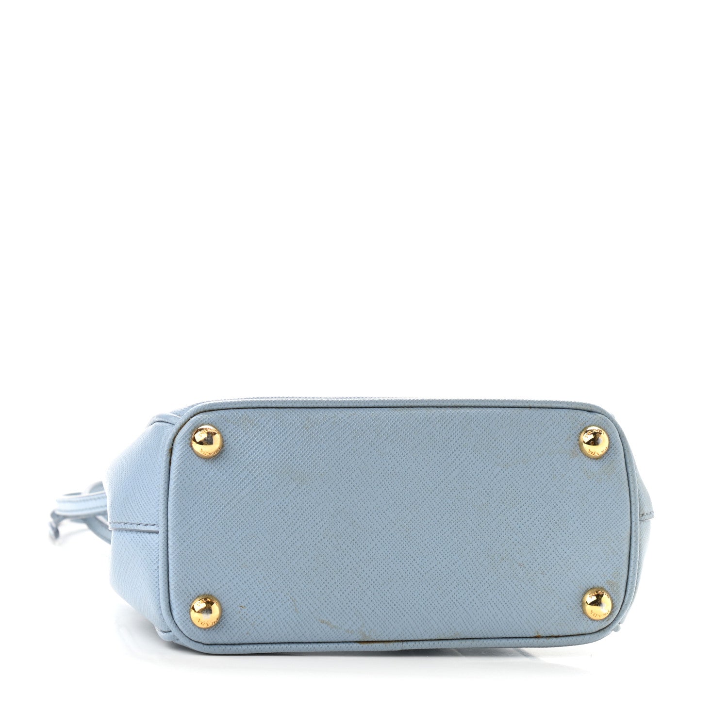Prada Saffiano Micro Galleria Double Zip Tote Astrale 4 of 10