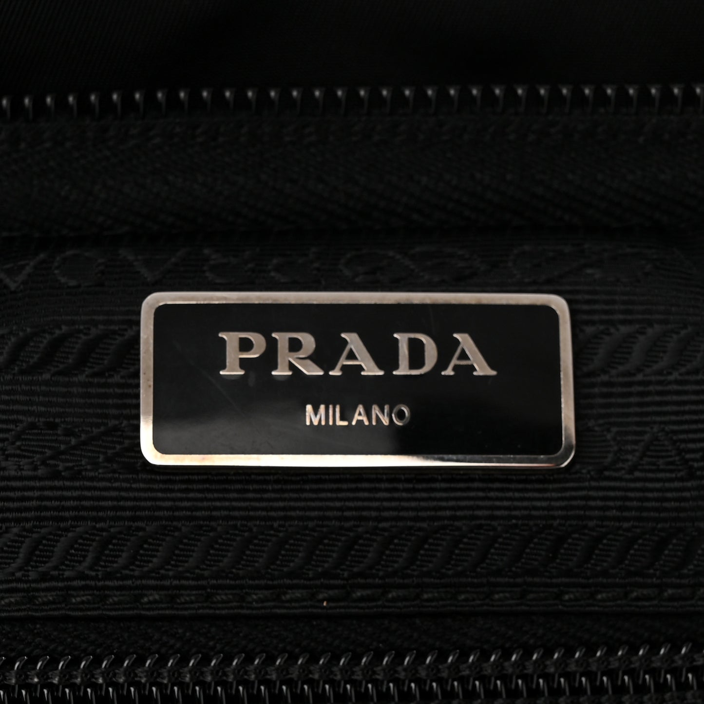 Tessuto Nylon Saffiano Briefcase Black