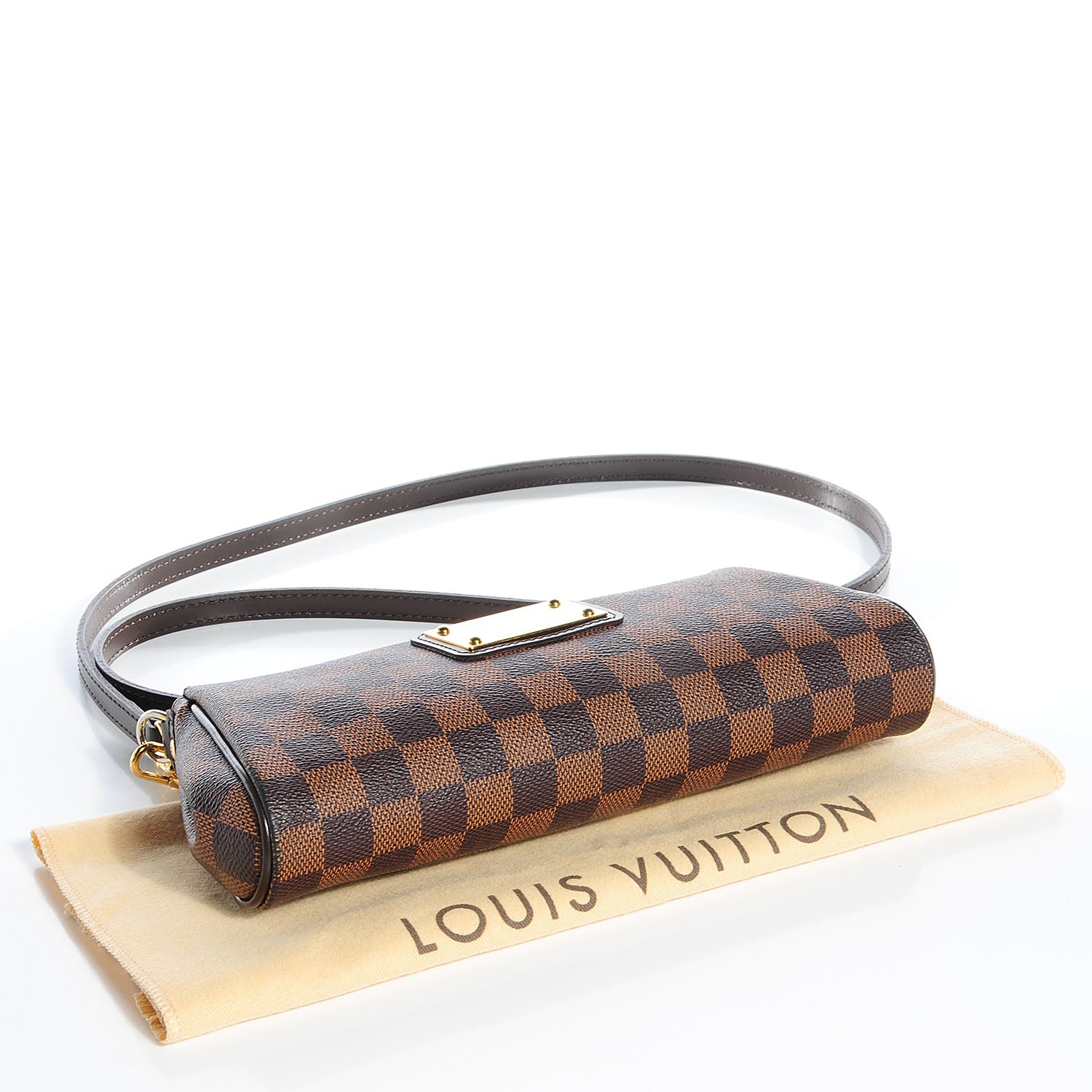 Louis Vuitton Damier Ebene Eva Clutch 4 of 8