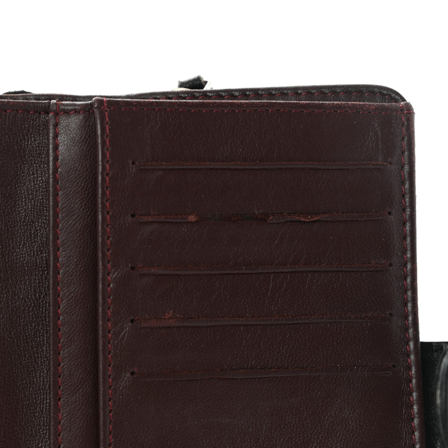 Lambskin Quilted Zipped Pocket Wallet Black