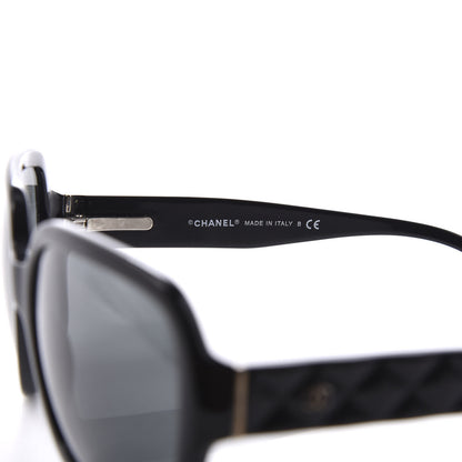 Chanel Quilted CC Sunglasses 5124 Black 5 of 9