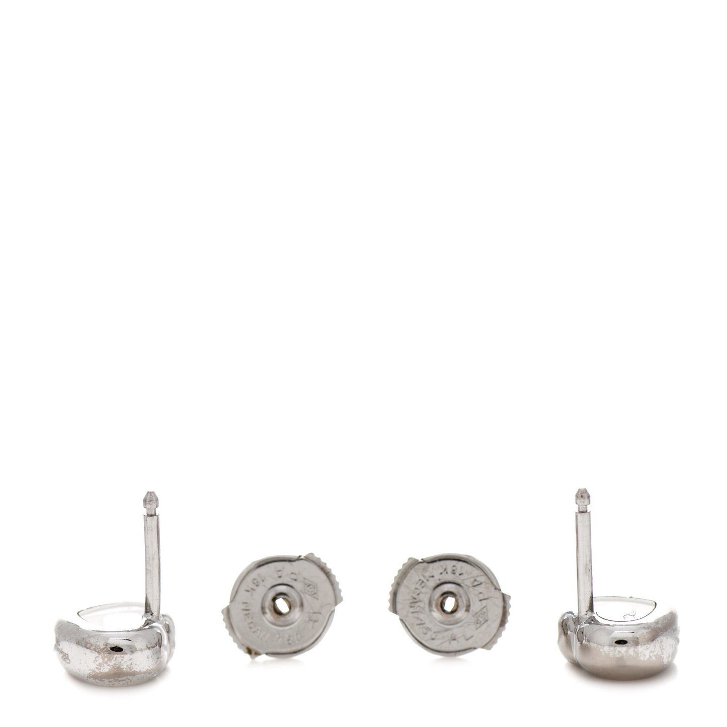 18K White Gold Happy Diamonds Icons Heart Earrings