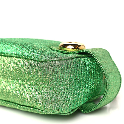 Prada Lurex Chain Crossbody Bag Green 10 of 13