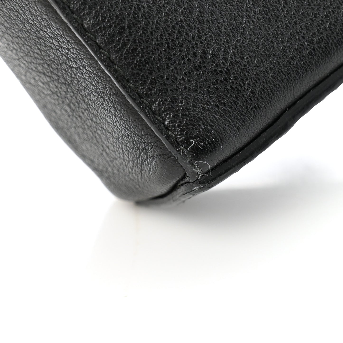 Calfskin Puzzle Pouch Black