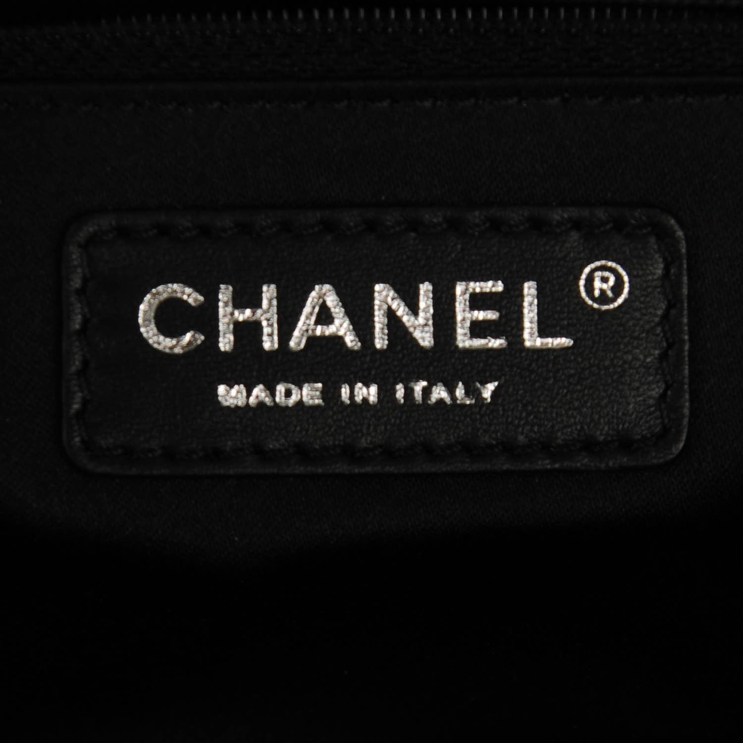 Chanel Sequin Embroidered Medium Single Flap Black 5 of 6