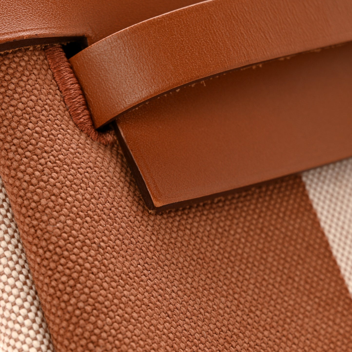 Vache Hunter Toile H Vibration Herbag Zip 39 MM Fauve Ecru Beige