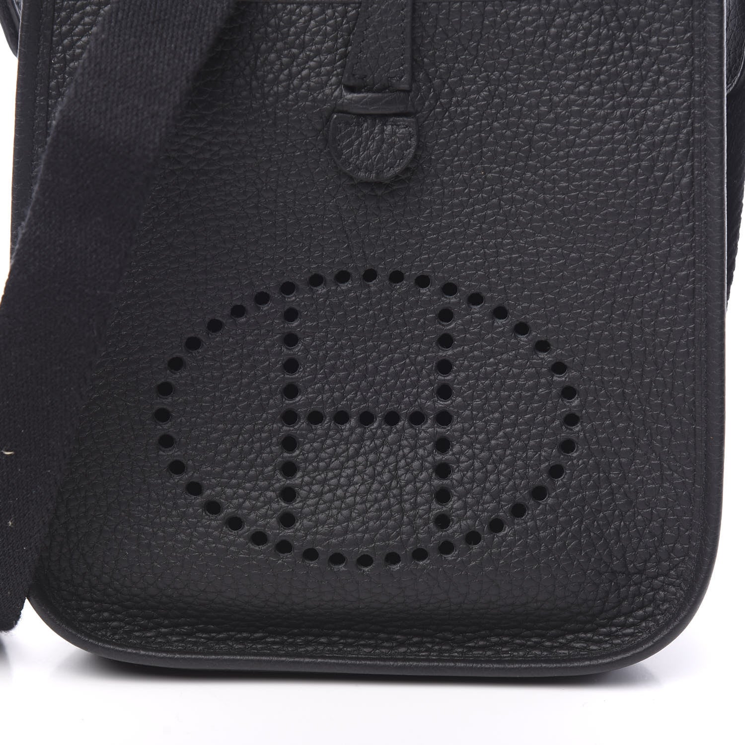 Hermes Taurillon Clemence Evelyne TPM Black 9 of 10