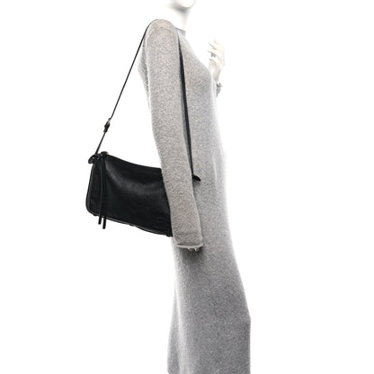 Fendi Vitello Medium Simply Fendi Shoulder Bag Black 2 of 10