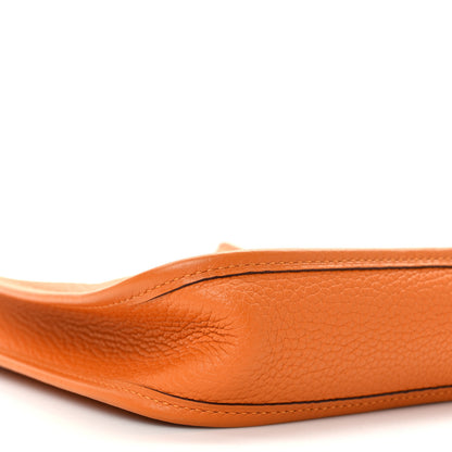 Hermes Taurillon Clemence Evelyne TPM Abricot 9 of 11