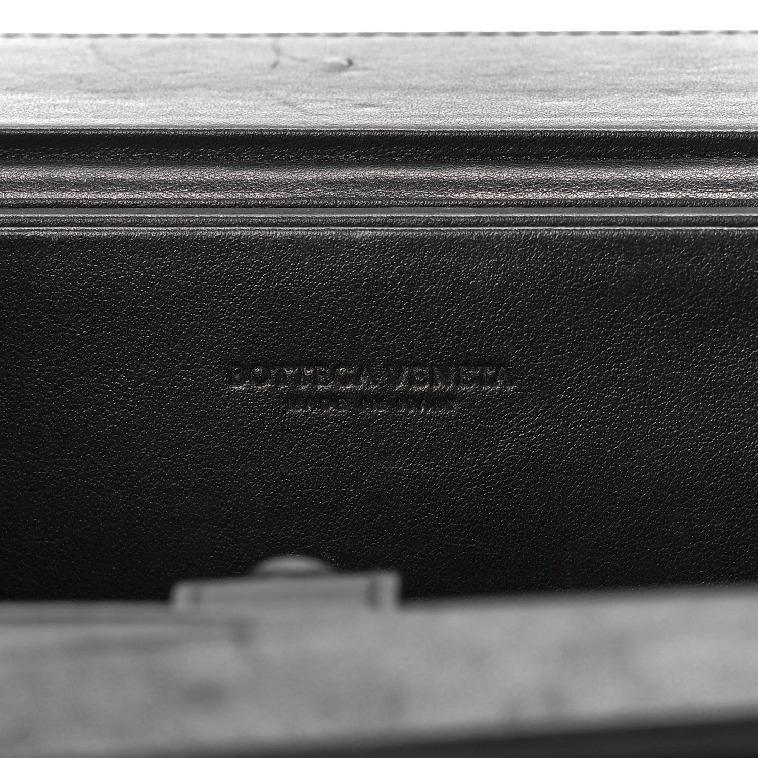 Bottega Veneta Calfskin Padded Mini Trunk Black 7 of 14