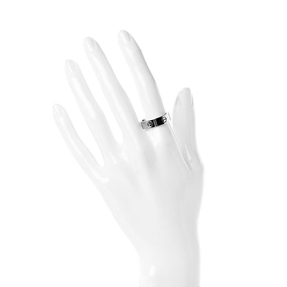 Cartier 18K White Gold 5.5mm LOVE Ring 56 7.5 2 of 5
