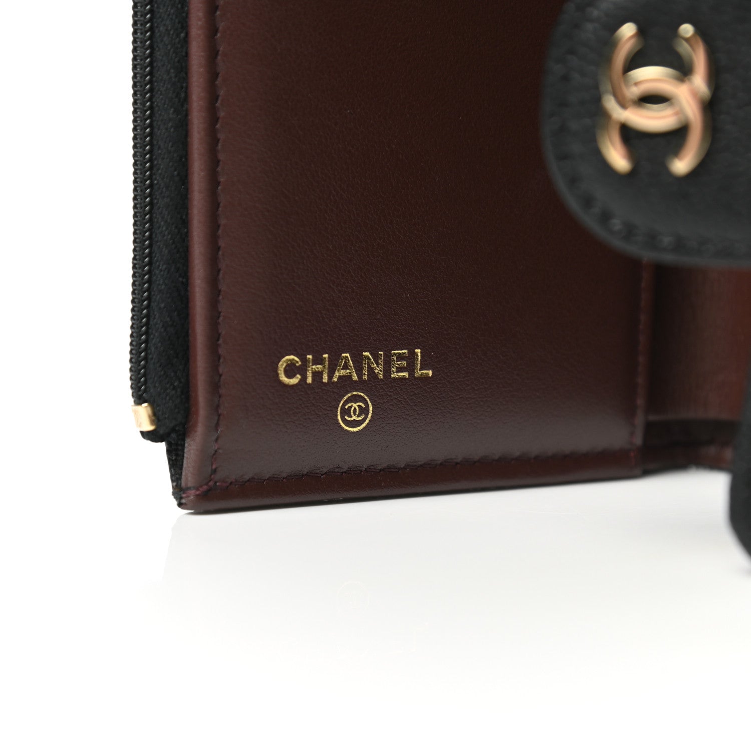 Chanel Caviar Quilted Compact Flap Wallet Black 6 of 11