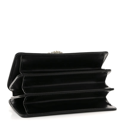 Gucci Calfskin Bamboo Mini Thiara Top Handle Bag Black 4 of 15
