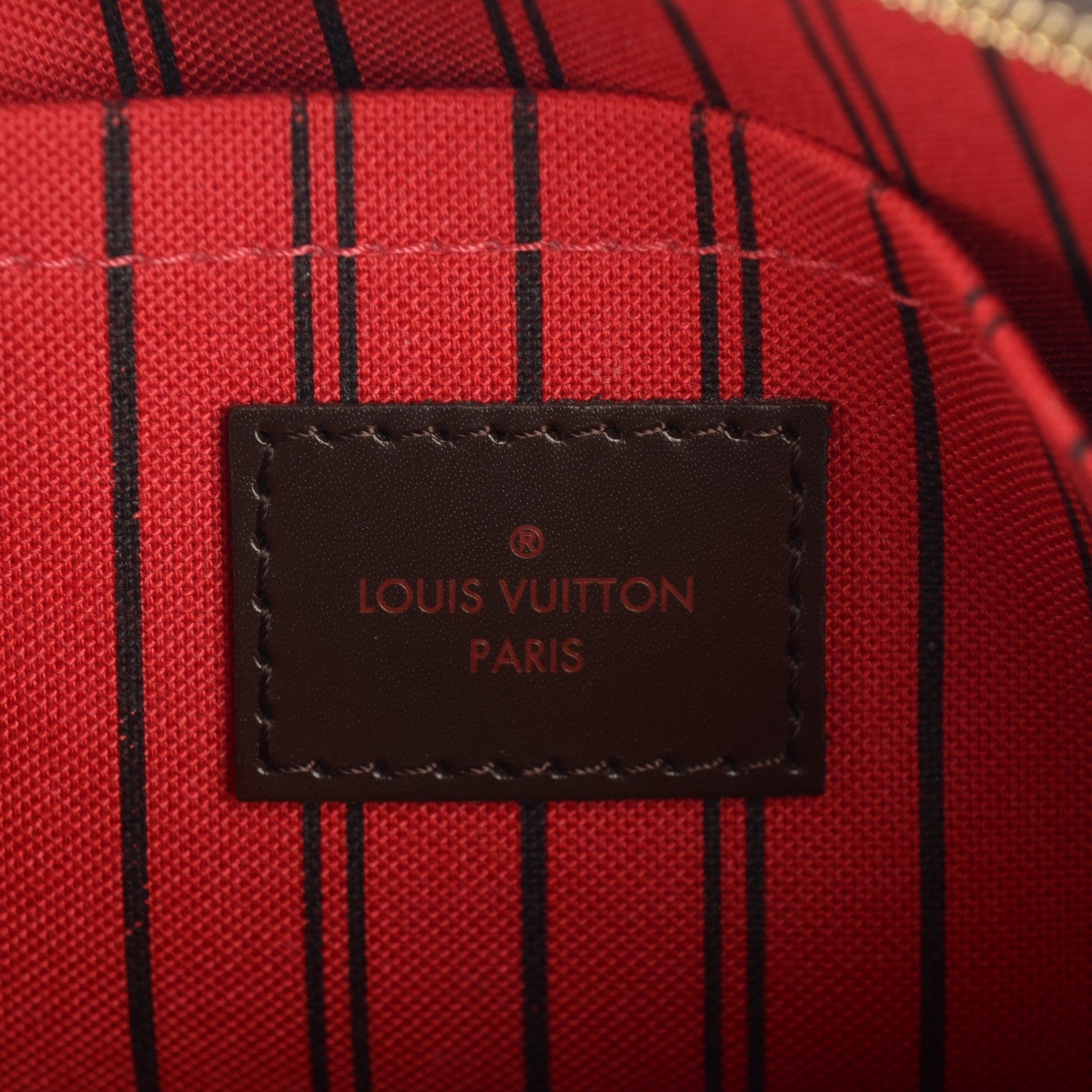 Louis Vuitton Damier Ebene Neverfull MM GM Pochette 5 of 8
