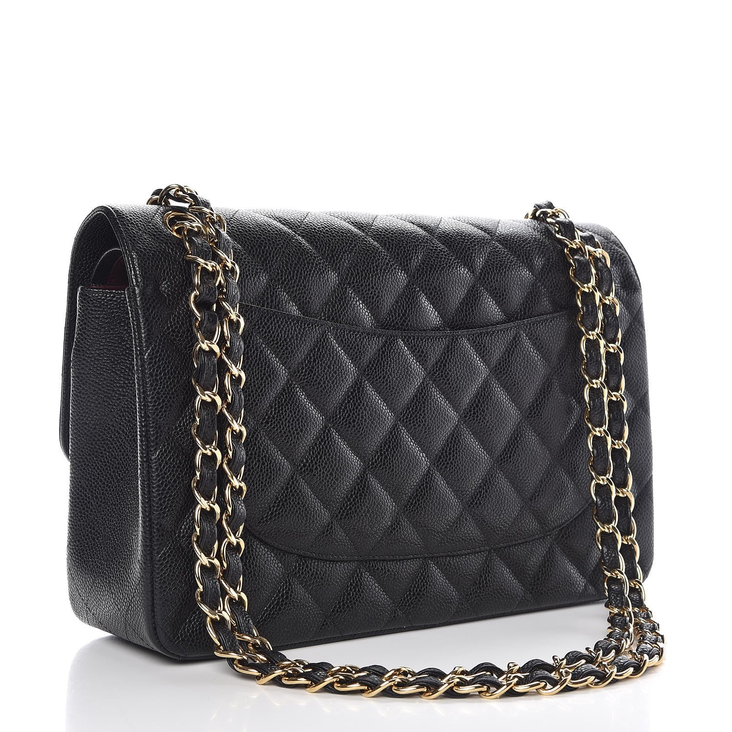 Chanel Caviar Quilted Jumbo Double Flap Black 4 of 11