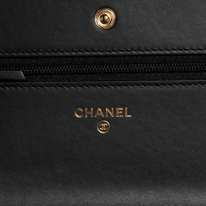 Chanel Caviar Timeless Wallet on Chain WOC Black 6 of 9