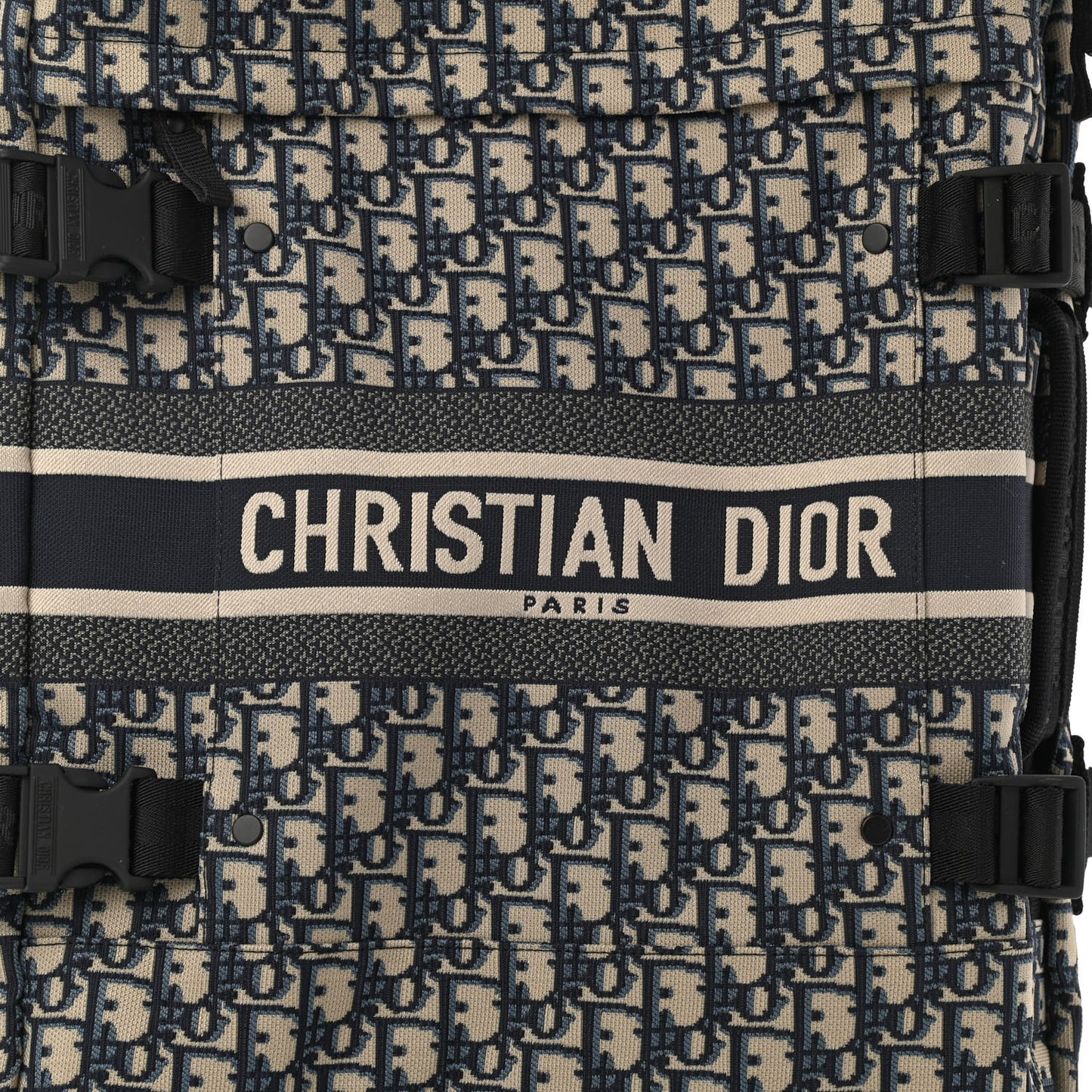 Oblique Small DiorTravel Suitcase Blue