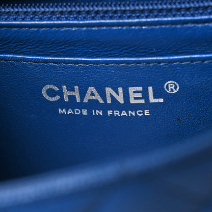 Chanel Caviar Quilted Mini Rectangular Flap Blue 6 of 11