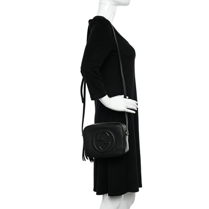 Gucci Pebbled Calfskin Small Soho Disco Bag Black 2 of 11
