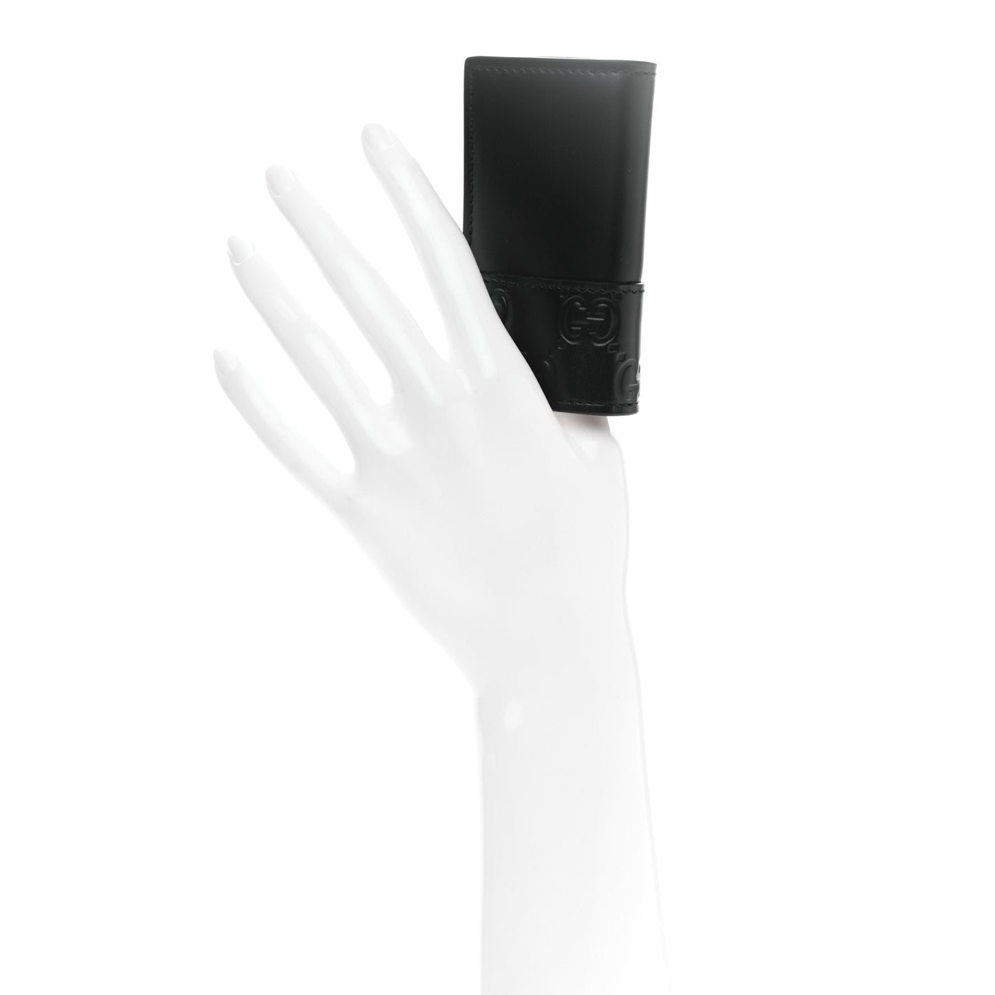 Guccissima 6 Key Holder Case Black