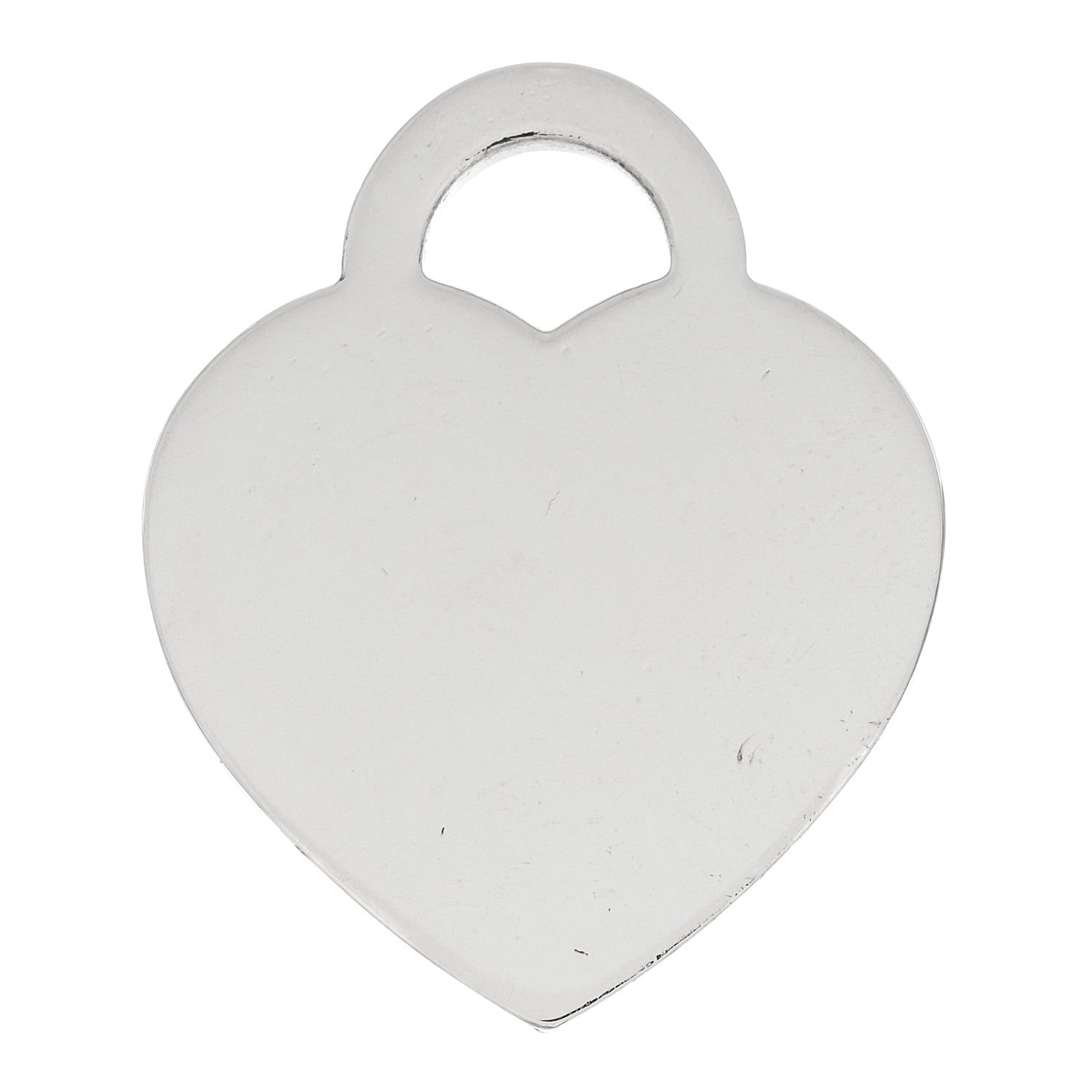 Tiffany Sterling Silver Heart Tag Charm 3 of 3