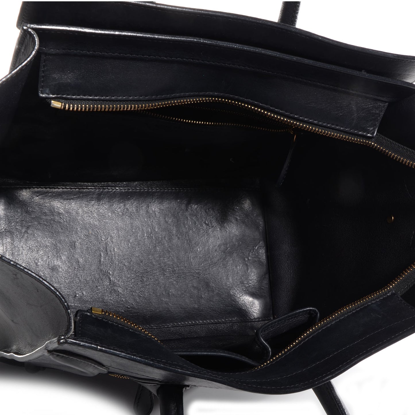 Smooth Calfskin Mini Luggage Black