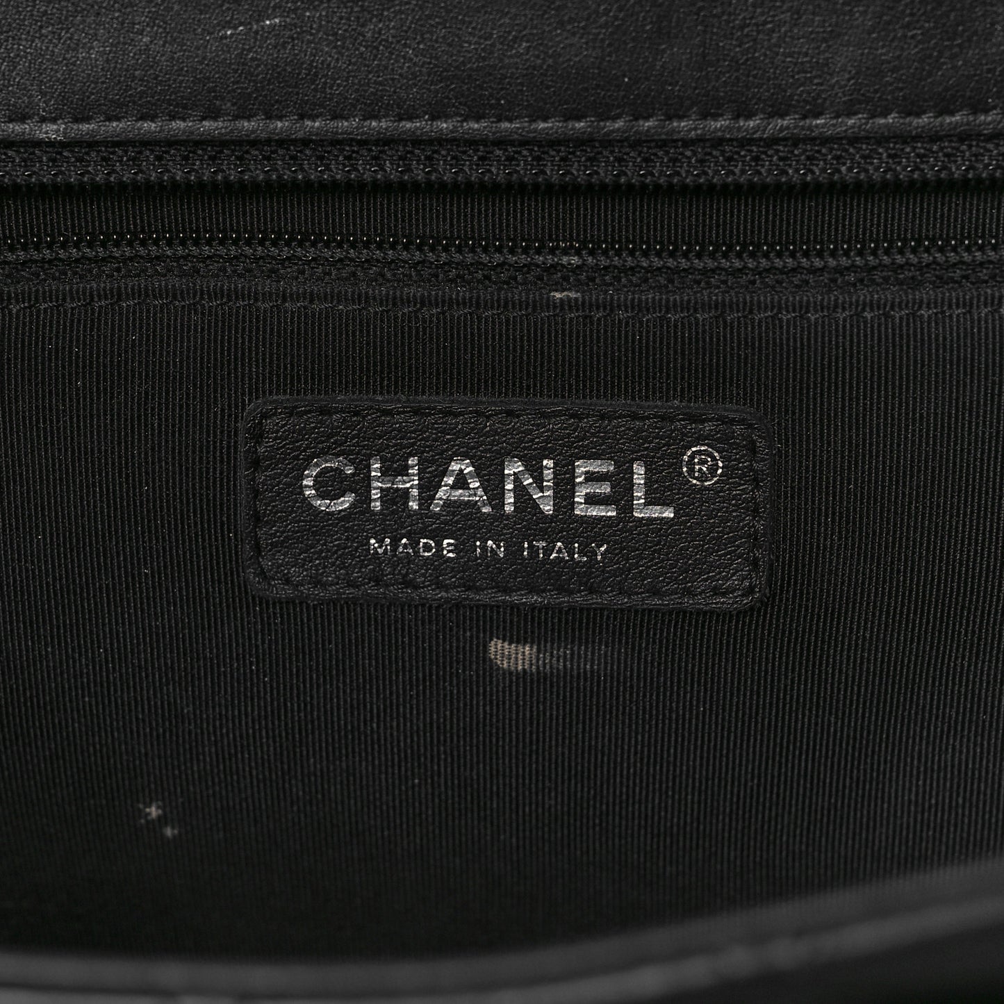 Calfskin Quilted Flap Tote Black