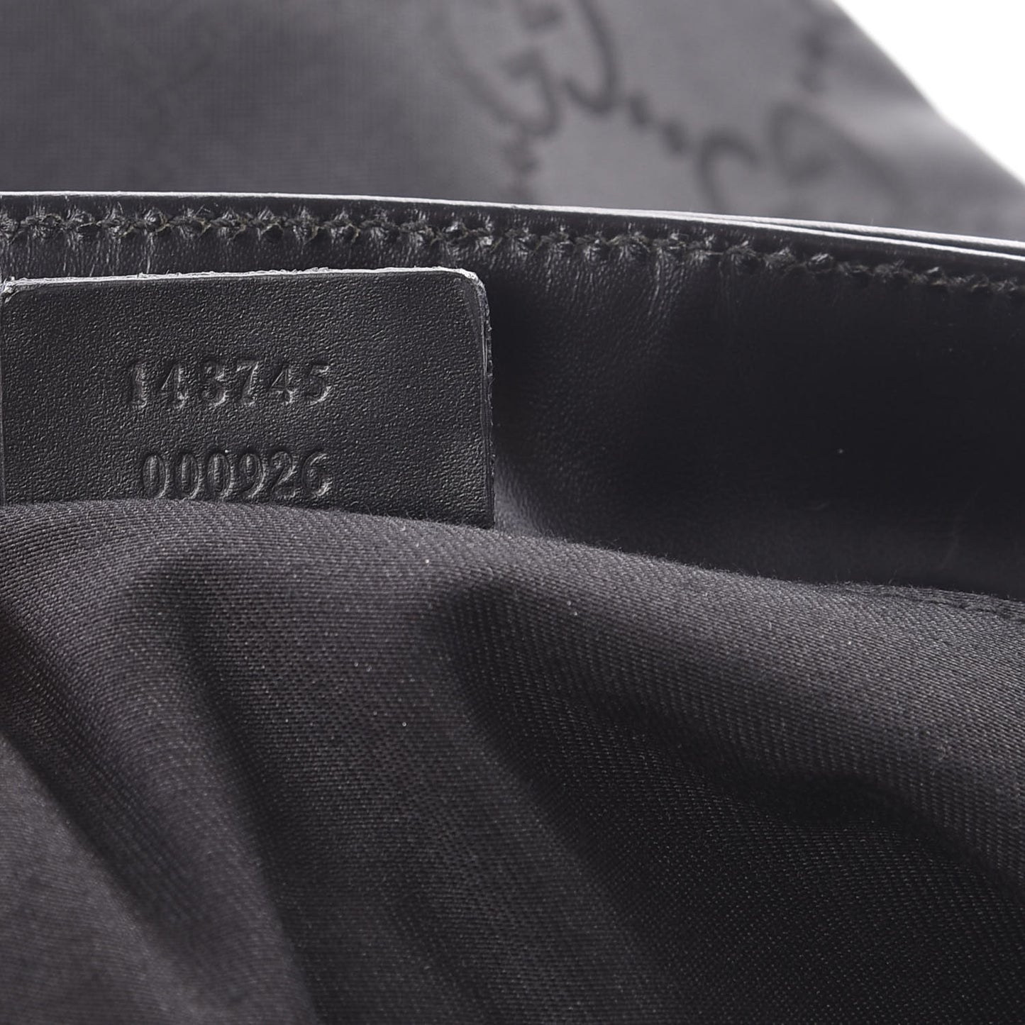 Nylon Monogram Tote Bag Black