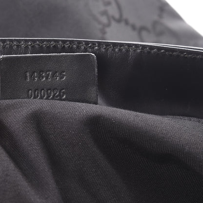 Gucci Nylon Monogram Tote Bag Black 6 of 11