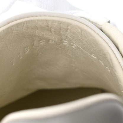 Gucci Calfskin Interlocking G Perforated Womens Ace Sneakers 37 White Grey Sky 8 of 9