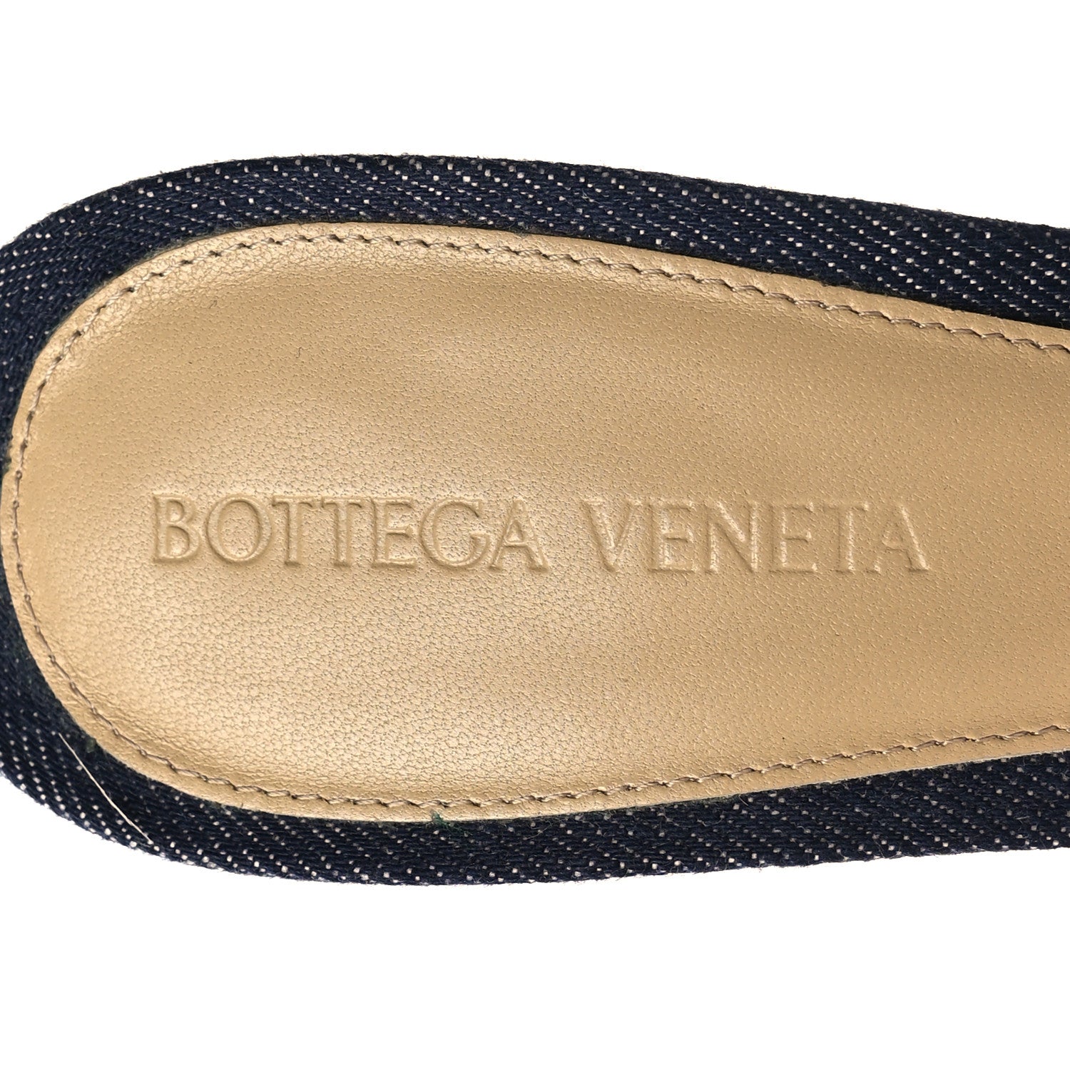 Bottega Veneta Denim Matelasse Padded Mule Sandals 39 Indigo 7 of 7
