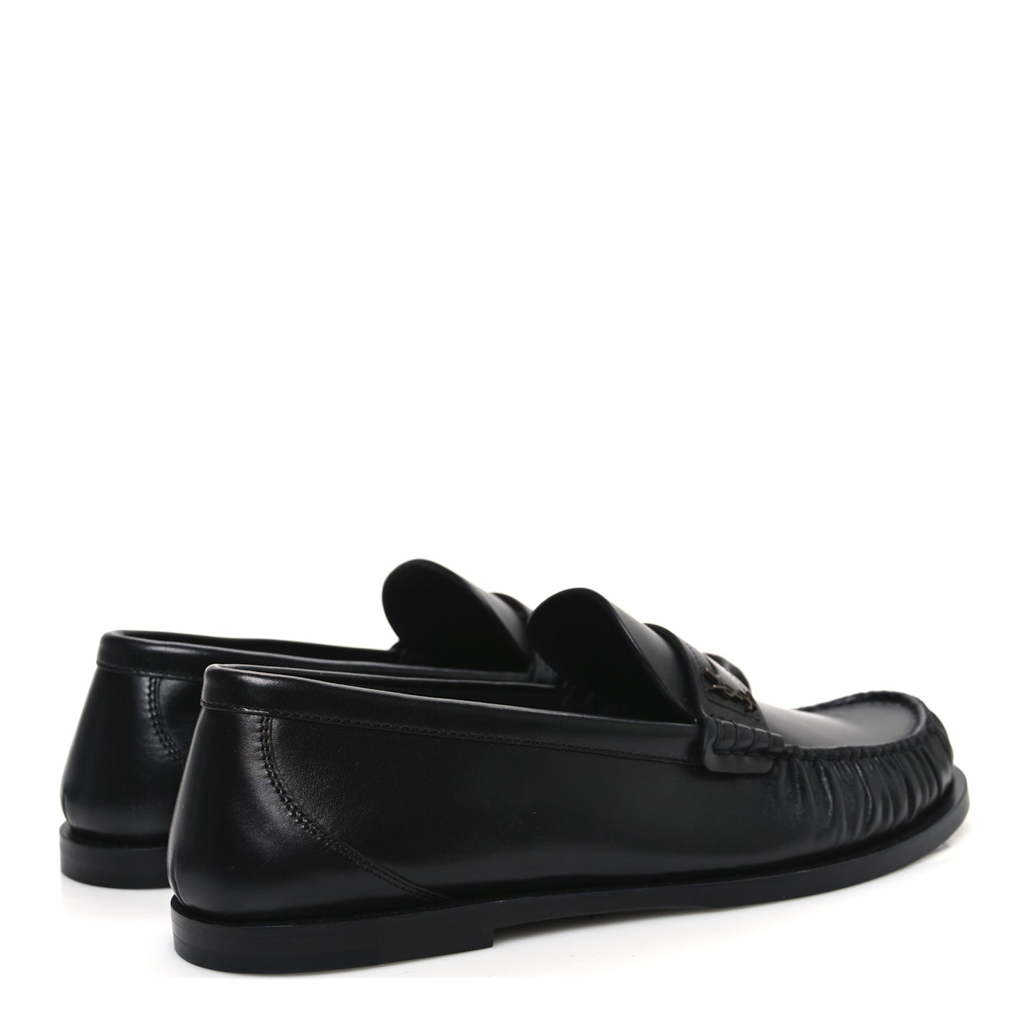 Calfskin Penny Loafers 39 Black