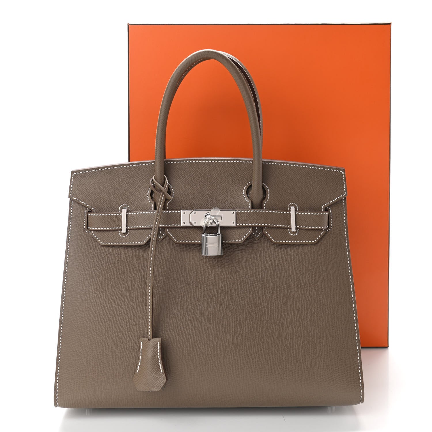 Hermes Epsom Birkin Sellier 25 Etoupe 11 of 11