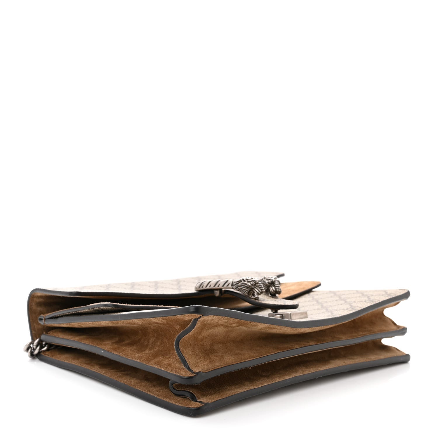 Gucci GG Supreme Monogram Medium Dionysus Shoulder Bag Taupe 4 of 10