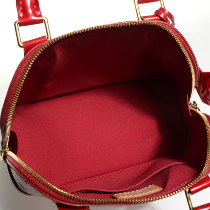 Louis Vuitton Vernis Alma BB Pomme D'Amour 7 of 7