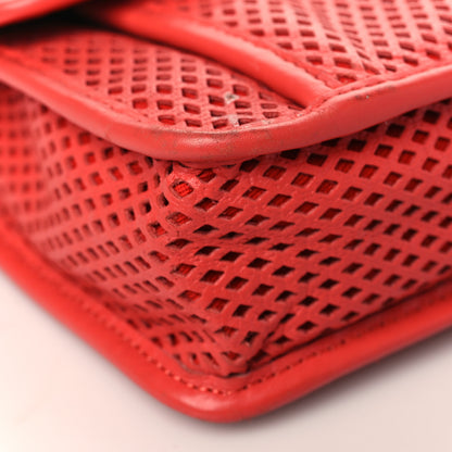 Chanel Perforated Calfskin Up In The Air Flap Red 8 of 11