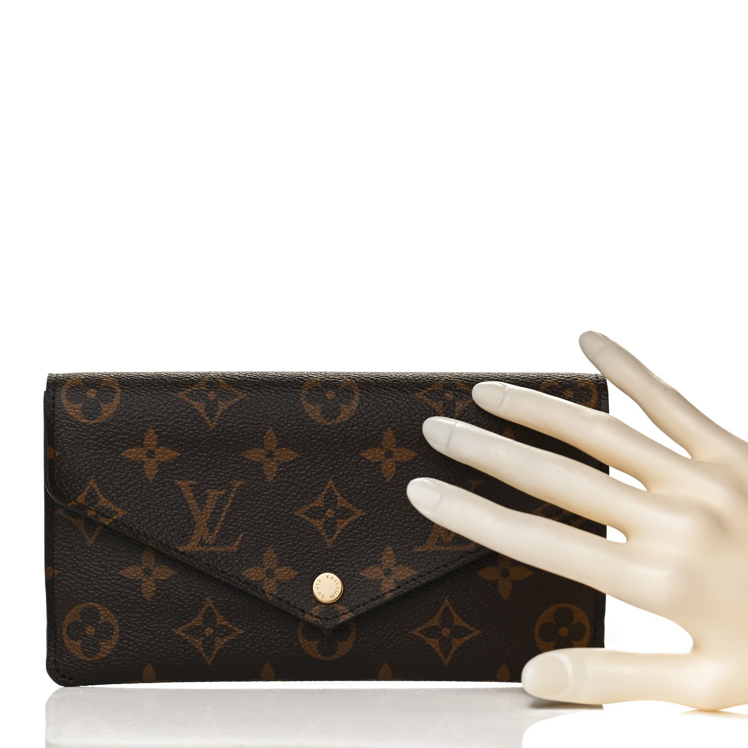 Louis Vuitton Monogram Jeanne Wallet Coquelicot 2 of 13