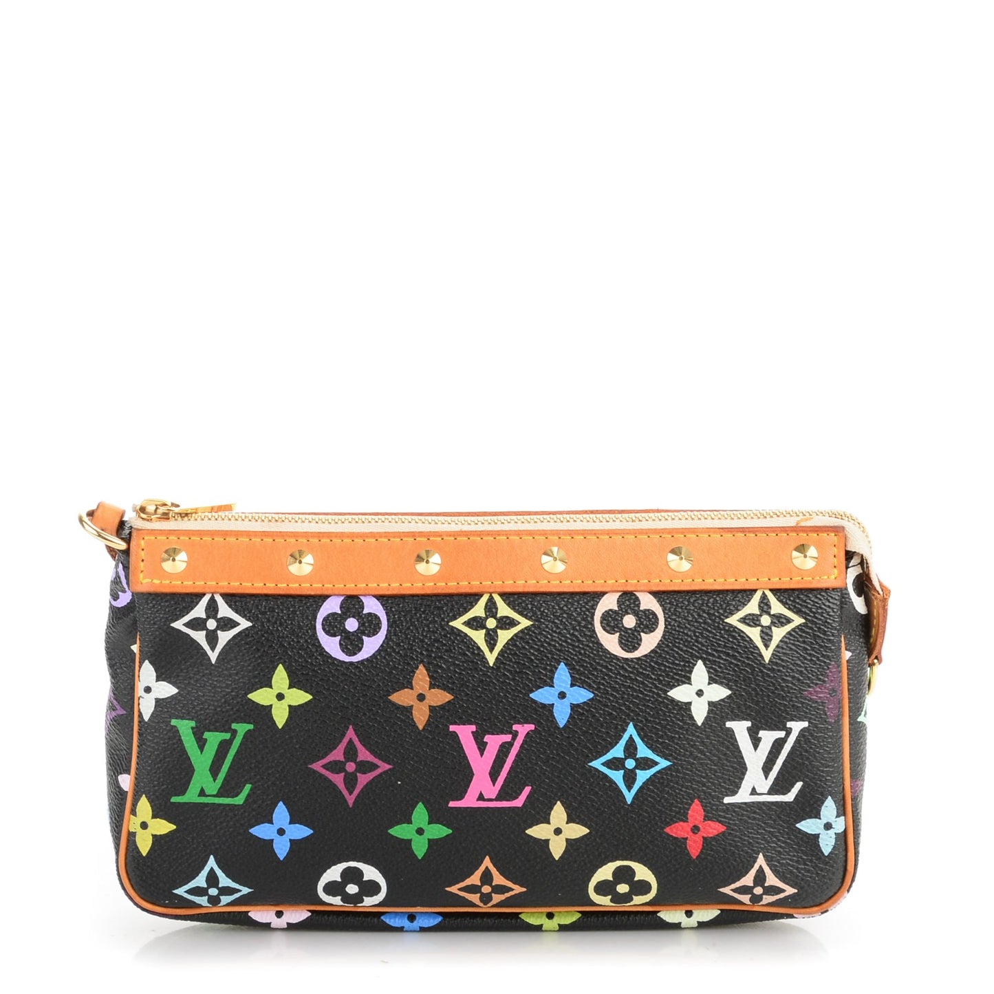 Monogram Multicolor Pochette Accessories Black