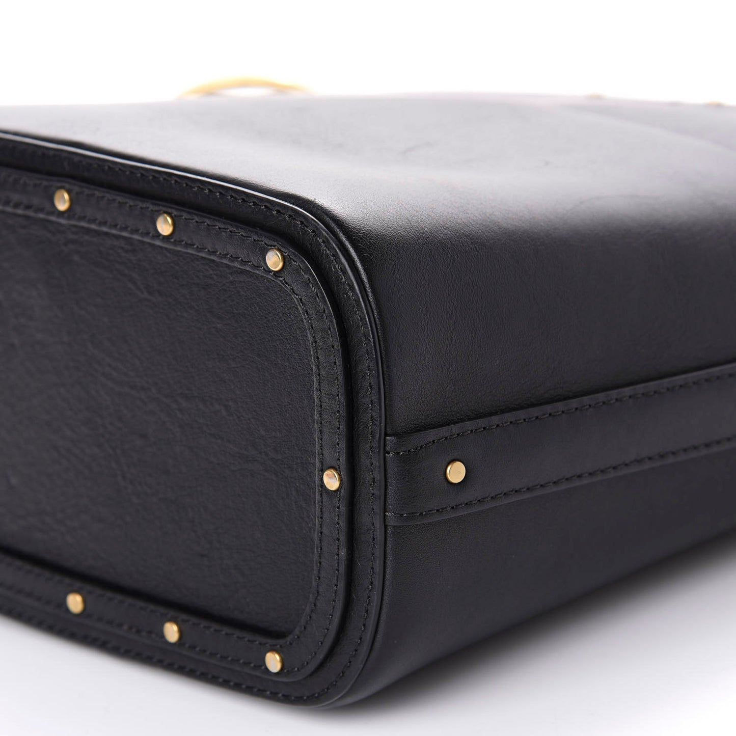 Smooth Calfskin Small Roy Bucket Bag Black