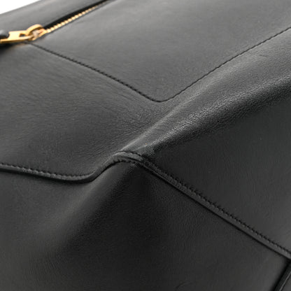 Celine Natural Calfskin Medium Zipped Hobo Black 17 of 18