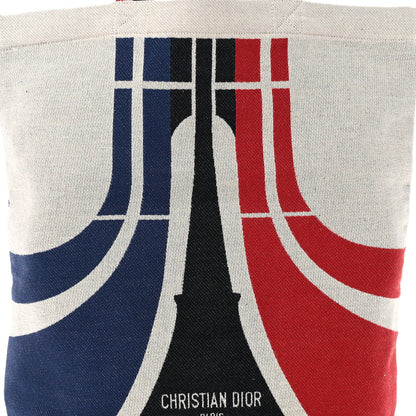 Christian Dior Canvas Print Paris Olympics Cruise Tote 7 of 9