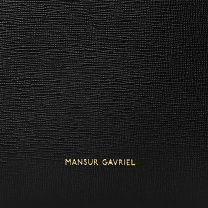 Mansur Gavriel Saffiano Bucket Bag Black Flamma 7 of 11