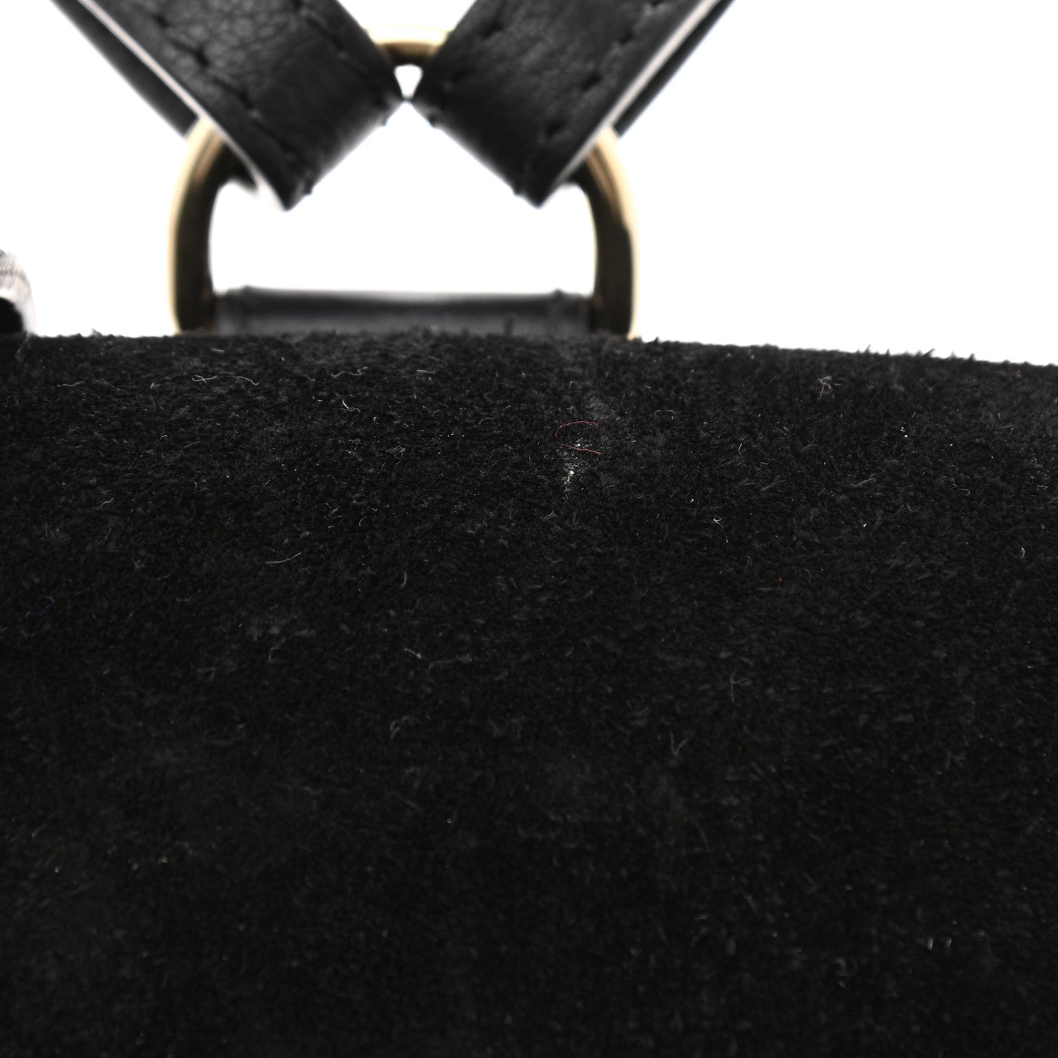 Chloe Suede Calfskin Mini Faye Backpack Black 11 of 11