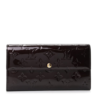 Louis Vuitton Vernis Sarah Wallet Amarante 1 of 7
