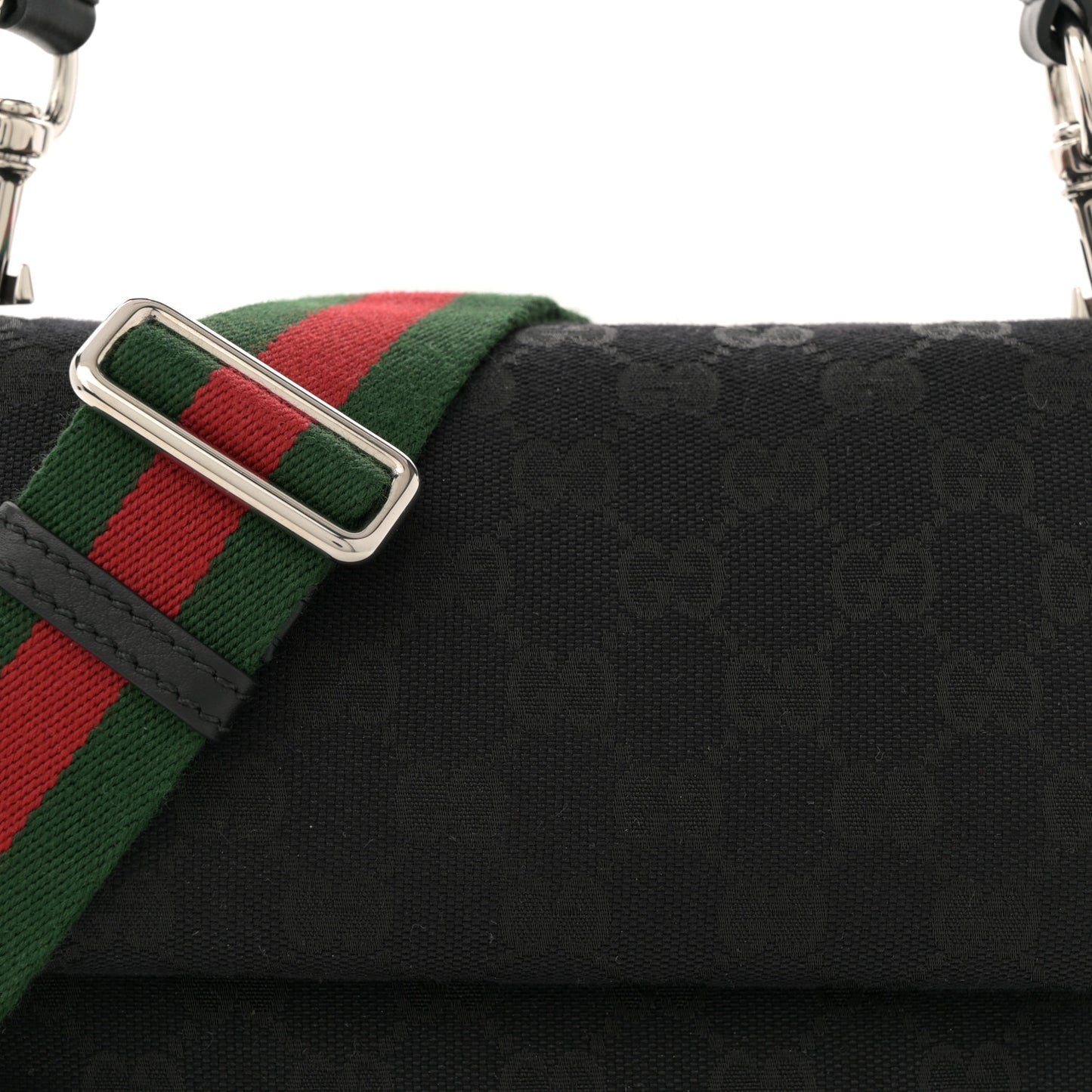 GG Canvas Small Crossbody Bag Black
