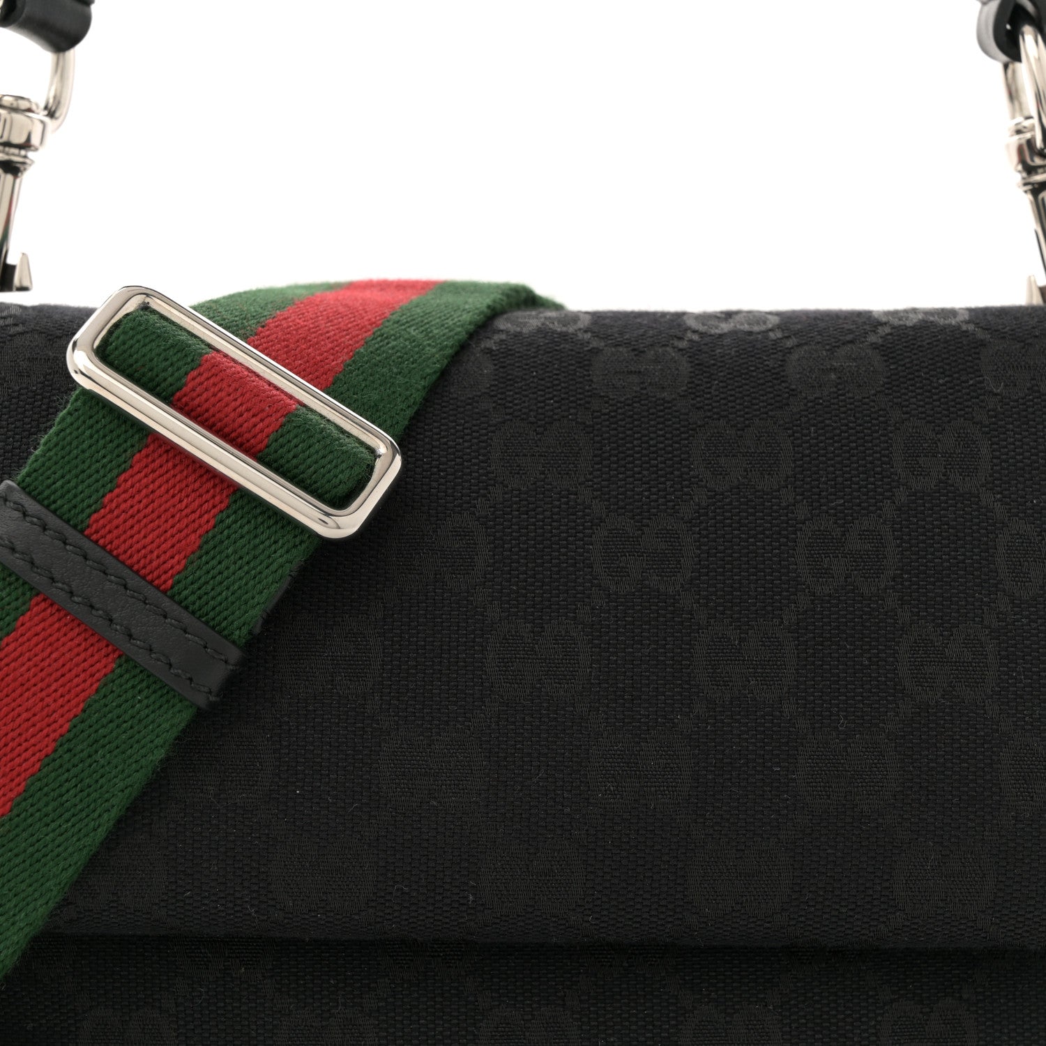 Gucci GG Canvas Small Crossbody Bag Black 8 of 11