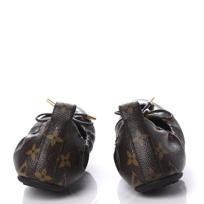 Louis Vuitton Monogram Flirty Ballerina Flats 36.5 Black 7 of 11