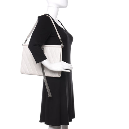 Givenchy Goatskin Quilted Large Gem Bag White 2 of 8