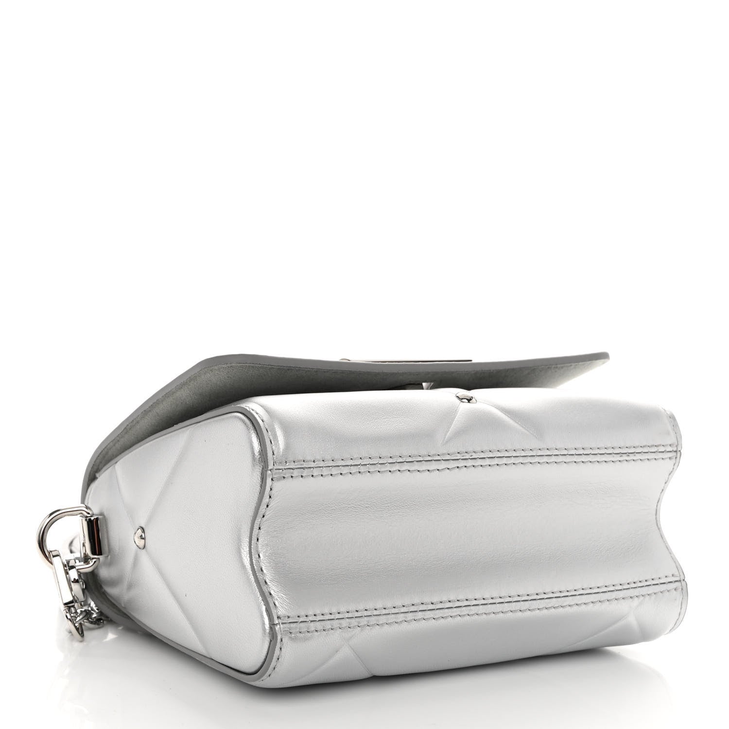 Louis Vuitton Metallic Calfskin Pillow Twist Shoulder Bag PM Silver 5 of 10